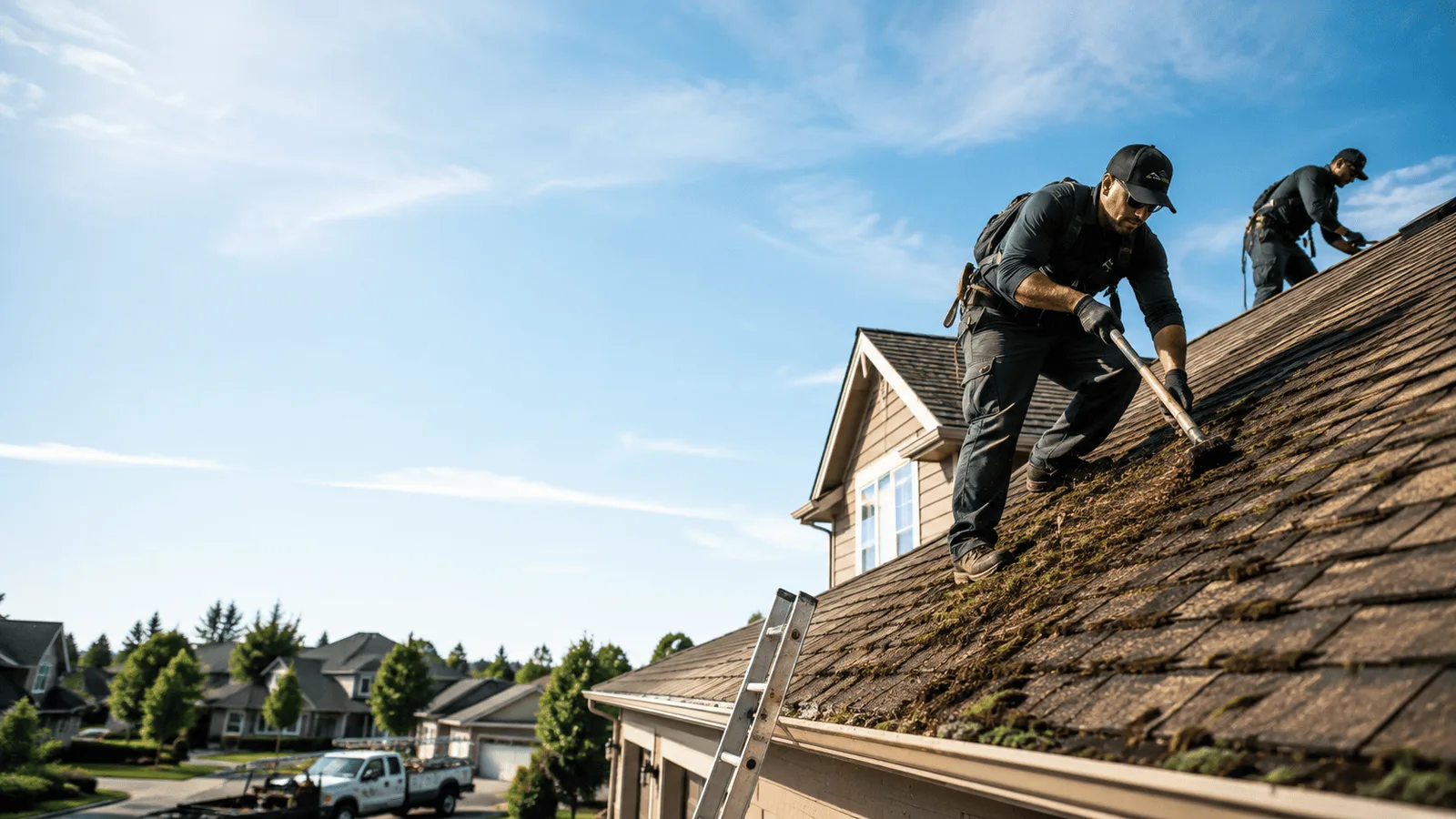 Roof Moss Removal in Spicer, MN near me